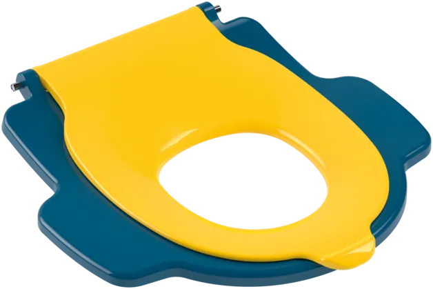 VILLEROY BOCH Dětské WC sedátko O.novo, Sunshine Yellow/Ocean Blue #8M11619B