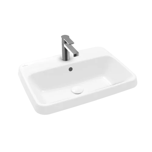 VILLEROY BOCH Vestavné umyvadlo Architectura, 600 x 450 x 170 mm, bílá Alpine CeramicPlus, s přepadem, neleštěné #5A6760R1
