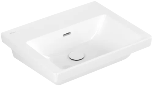 VILLEROY BOCH Umyvadlo Subway 3.0, 550 x 440 x 165 mm, bílá Alpine CeramicPlus, s přepadem, neleštěné #4A70F7R1
