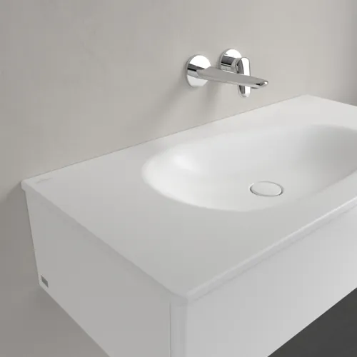 VILLEROY BOCH Umyvadlo na skříňku Antao, 1000 x 500 x 150 mm, Stone White CeramicPlus, bez přepadu #4A76A3RW, obrázek 7