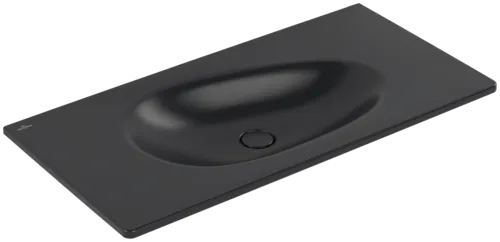 VILLEROY BOCH Umyvadlo na skříňku Antao, 1000 x 500 x 150 mm, Pure Black CeramicPlus, bez přepadu #4A76A3R7