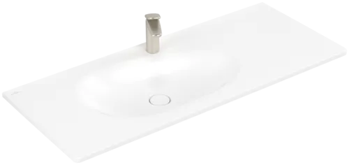 VILLEROY BOCH Umyvadlo na skříňku Antao, 500 x 1200 x 150 mm, Stone White CeramicPlus, se skrytým přepadem #4A77LBRW