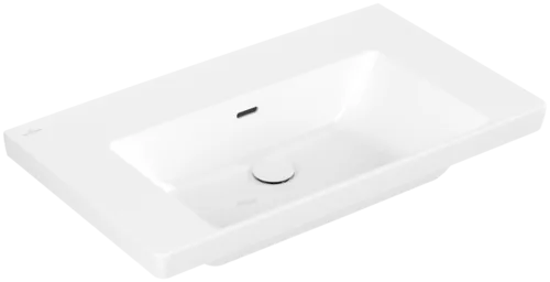 VILLEROY BOCH Umyvadlo na skříňku Subway 3.0, 800 x 470 x 165 mm, bílá Alpine CeramicPlus, s přepadem, neleštěné #4A7082R1