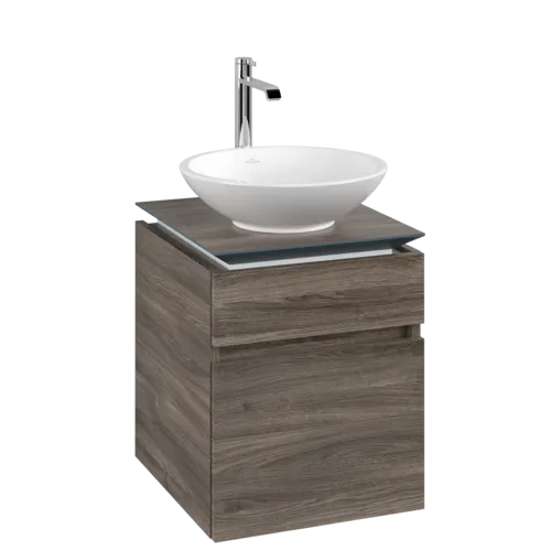 VILLEROY BOCH Legato toaletní skříňka, 2 výsuvy, 450 x 550 x 500 mm, Kamenný dub / Kamenný dub #B56600RK