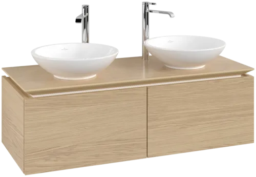 VILLEROY BOCH Legato toaletní skříňka, 2 výsuvy, 1200 x 380 x 500 mm, severský dub / severský dub #B58300VJ