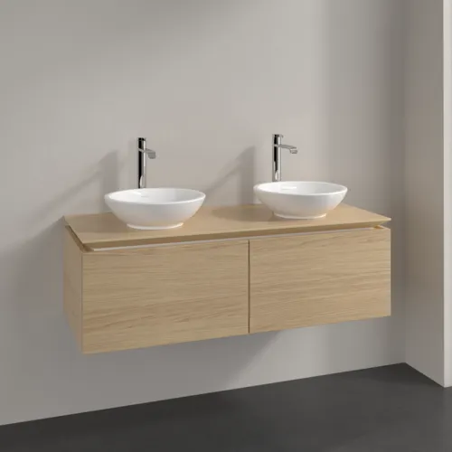 VILLEROY BOCH Legato toaletní skříňka, 2 výsuvy, 1200 x 380 x 500 mm, severský dub / severský dub #B58300VJ, obrázek 2