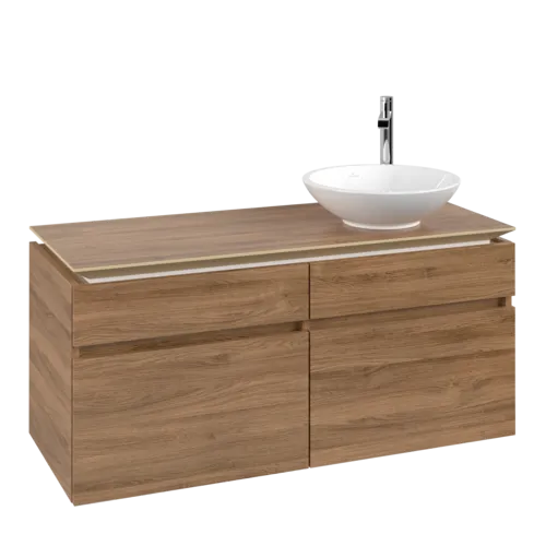 VILLEROY BOCH Legato toaletní skříňka, 4 výsuvy, 1200 x 550 x 500 mm, dub Kansas / dub Kansas #B58200RH