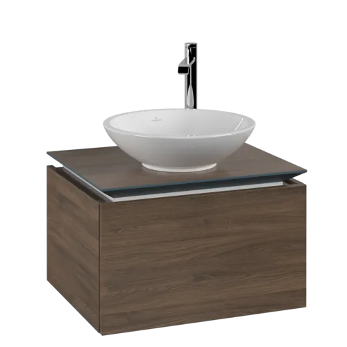 VILLEROY BOCH Legato toaletní skříňka, 1 zásuvka, 600 x 380 x 500 mm, Arizona Oak / Arizona Oak #B56700VH