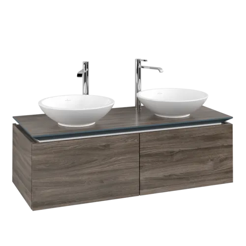 VILLEROY BOCH Legato toaletní skříňka, 2 výsuvy, 1200 x 380 x 500 mm, Kamenný dub / Kamenný dub #B58300RK