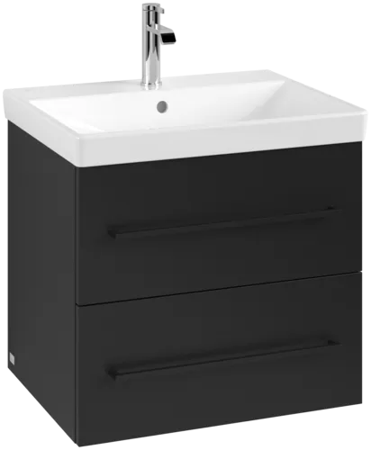 VILLEROY BOCH Avento toaletní skříňka, 2 výsuvy, 576 x 514 x 484 mm, Volcano Black #A88910VL