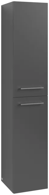 VILLEROY BOCH Vysoká skříňka Avento, 2 dveře, 346 x 1760 x 404 mm, grafitová barva #A89401VR