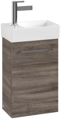 VILLEROY BOCH Avento toaletní skříňka, 1 dvířka, 340 x 514 x 234 mm, dub kamenný #A87601RK