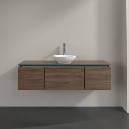 VILLEROY BOCH Legato toaletní skříňka, 3 výsuvy, 1400 x 380 x 500 mm, Arizona Oak / Arizona Oak #B58500VH, obrázek 3