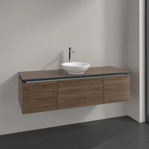 VILLEROY BOCH Legato toaletní skříňka, 3 výsuvy, 1400 x 380 x 500 mm, Arizona Oak / Arizona Oak #B58500VH, obrázek 2