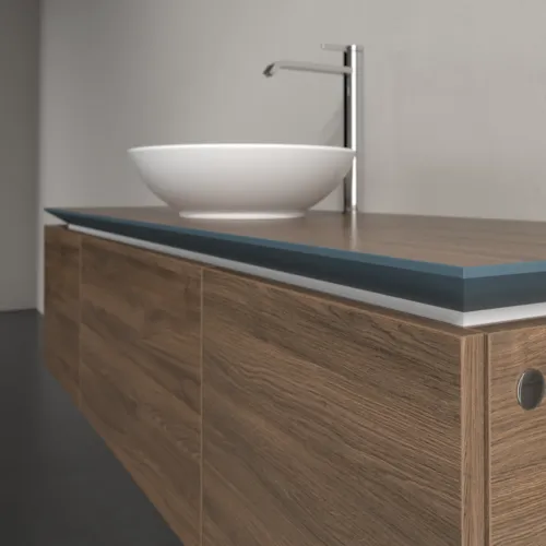 VILLEROY BOCH Legato toaletní skříňka, 3 výsuvy, 1400 x 380 x 500 mm, Arizona Oak / Arizona Oak #B58500VH, obrázek 5