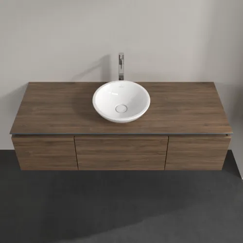 VILLEROY BOCH Legato toaletní skříňka, 3 výsuvy, 1400 x 380 x 500 mm, Arizona Oak / Arizona Oak #B58500VH, obrázek 4