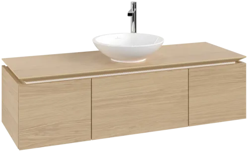VILLEROY BOCH Legato toaletní skříňka, 3 výsuvy, 1400 x 380 x 500 mm, severský dub / severský dub #B58500VJ