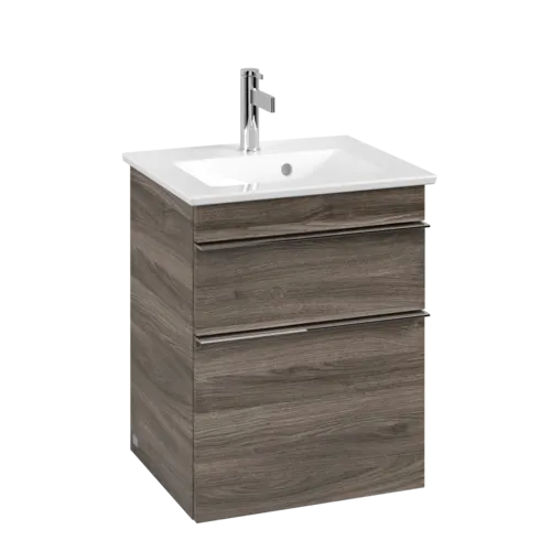 VILLEROY BOCH Toaletní skříňka Venticello, 2 výsuvy, 466 x 590 x 425 mm, Kamenný dub / Kamenný dub #A92201RK