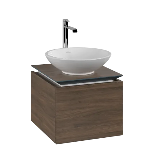 VILLEROY BOCH Legato toaletní skříňka, 1 zásuvka, 450 x 380 x 500 mm, Arizona Oak / Arizona Oak #B56500VH