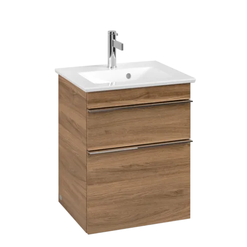 VILLEROY BOCH Toaletní skříňka Venticello, 2 výsuvy, 466 x 590 x 425 mm, dub Kansas / dub Kansas #A92201RH