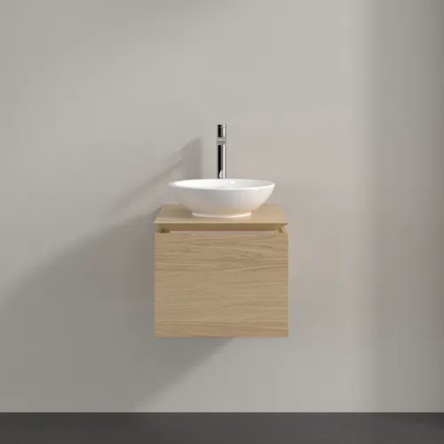 VILLEROY BOCH Legato toaletní skříňka, 1 zásuvka, 450 x 380 x 500 mm, severský dub / severský dub #B56500VJ, obrázek 3