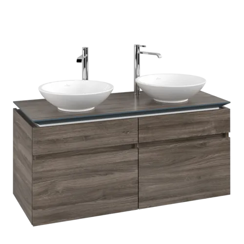 VILLEROY BOCH Legato toaletní skříňka, 4 výsuvy, 1200 x 550 x 500 mm, Kamenný dub / Kamenný dub #B58400RK