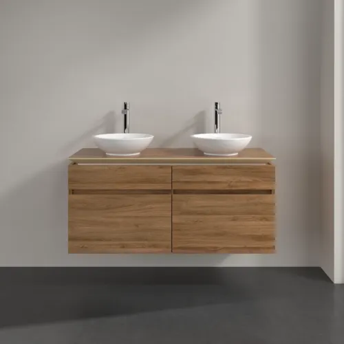 VILLEROY BOCH Legato toaletní skříňka, 4 výsuvy, 1200 x 550 x 500 mm, dub Kansas / dub Kansas #B58400RH, obrázek 3