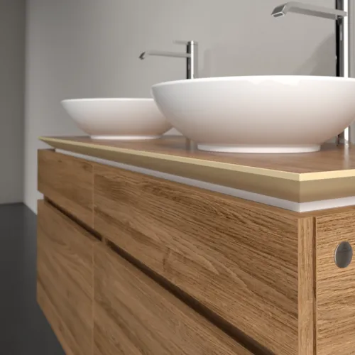 VILLEROY BOCH Legato toaletní skříňka, 4 výsuvy, 1200 x 550 x 500 mm, dub Kansas / dub Kansas #B58400RH, obrázek 5
