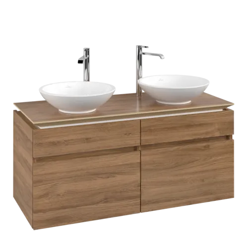 VILLEROY BOCH Legato toaletní skříňka, 4 výsuvy, 1200 x 550 x 500 mm, dub Kansas / dub Kansas #B58400RH