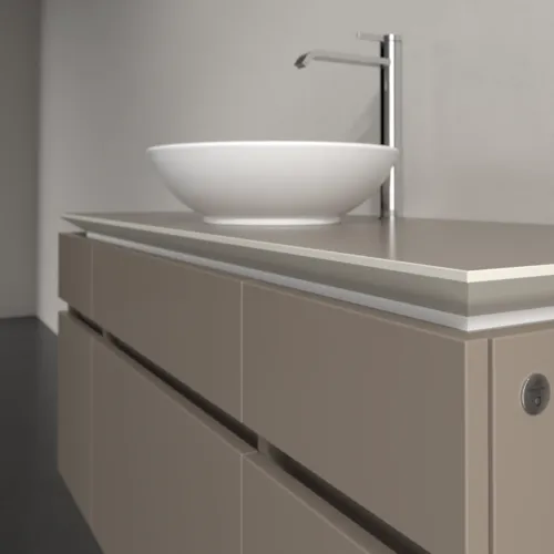 VILLEROY BOCH Legato toaletní skříňka, s osvětlením, 5 výsuvů, 1200 x 550 x 500 mm, Truffle Grey / Truffle Grey #B578L0VG, obrázek 4