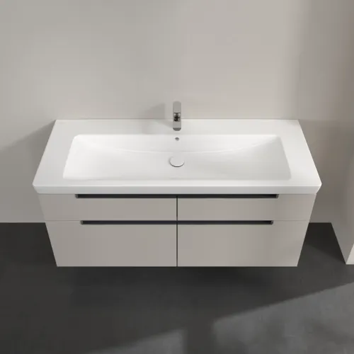 VILLEROY BOCH Subway 2.0 Vanity unit, 4 výsuvy, 1287 x 590 x 449 mm, Soft Grey #A91610VK, obrázek 4
