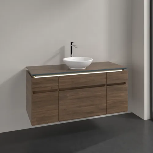 VILLEROY BOCH Legato toaletní skříňka, s osvětlením, 5 výsuvů, 1200 x 550 x 500 mm, Arizona Oak / Arizona Oak #B578L0VH, obrázek 2