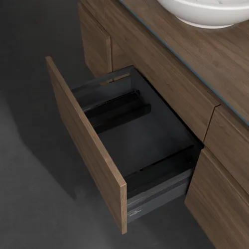 VILLEROY BOCH Legato toaletní skříňka, s osvětlením, 5 výsuvů, 1200 x 550 x 500 mm, Arizona Oak / Arizona Oak #B578L0VH, obrázek 5