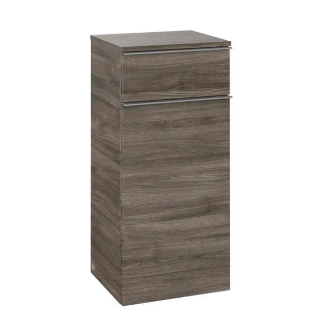 VILLEROY BOCH Venticello boční skříňka, 1 dvířka, 1 zásuvka, 404 x 866 x 372 mm, Kamenný dub / Kamenný dub #A95011RK