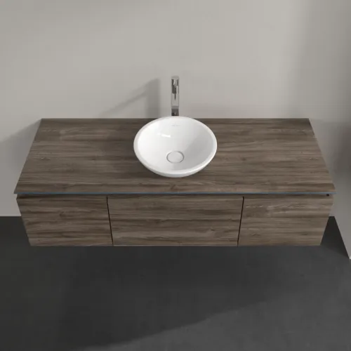VILLEROY BOCH Legato toaletní skříňka, 3 výsuvy, 1400 x 380 x 500 mm, Kamenný dub / Kamenný dub #B58500RK, obrázek 4