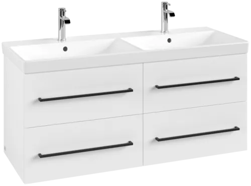 VILLEROY BOCH Avento toaletní skříňka, 4 výsuvy, 1180 x 514 x 484 mm, lesklá bílá #A89310VE