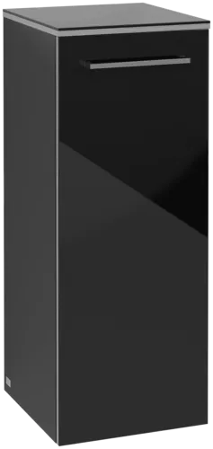 VILLEROY BOCH Boční skříňka Avento, 1 dveře, 350 x 890 x 405 mm, Crystal Black #A89500B3