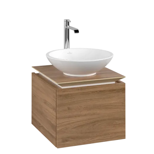 VILLEROY BOCH Legato toaletní skříňka, 1 zásuvka, 450 x 380 x 500 mm, dub Kansas / dub Kansas #B56500RH