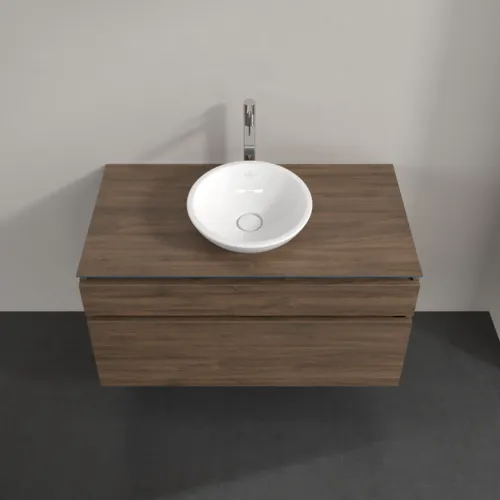VILLEROY BOCH Legato toaletní skříňka, 2 výsuvy, 1000 x 550 x 500 mm, Arizona Oak / Arizona Oak #B57200VH, obrázek 4