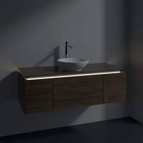 VILLEROY BOCH Legato toaletní skříňka, s osvětlením, 3 výsuvy, 1200 x 380 x 500 mm, Arizona Oak / Arizona Oak #B577L0VH, obrázek 3