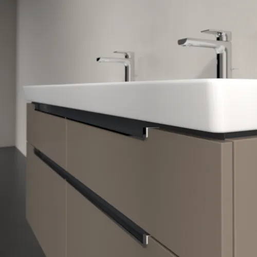 VILLEROY BOCH Subway 2.0 Vanity unit, 4 výsuvy, 1287 x 590 x 449 mm, Truffle Grey #A91710VG, obrázek 5