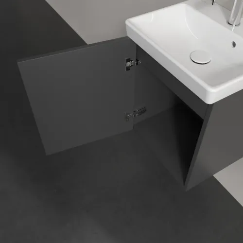VILLEROY BOCH Avento toaletní skříňka, 1 dvířka, 426 x 514 x 384 mm, grafitová barva #A88710VR, obrázek 6