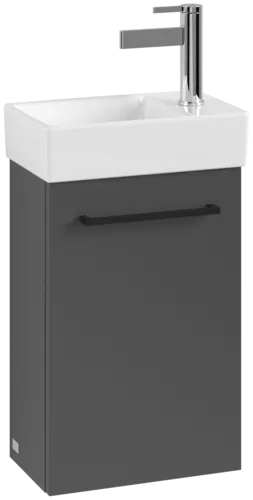 VILLEROY BOCH Avento toaletní skříňka, 1 dvířka, 340 x 514 x 234 mm, grafitová barva #A87610VR