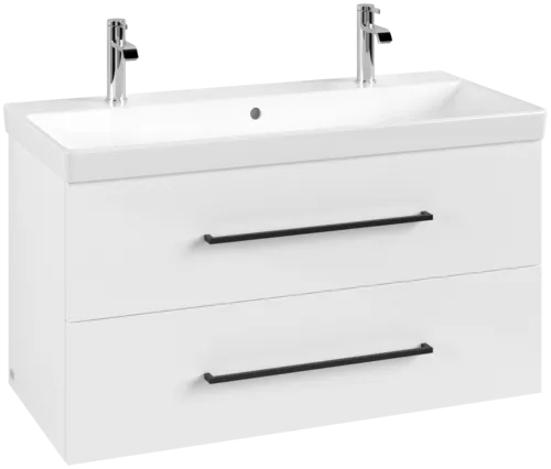 VILLEROY BOCH Avento toaletní skříňka, 2 výsuvy, 976 x 514 x 484 mm, lesklá bílá #A89210VE