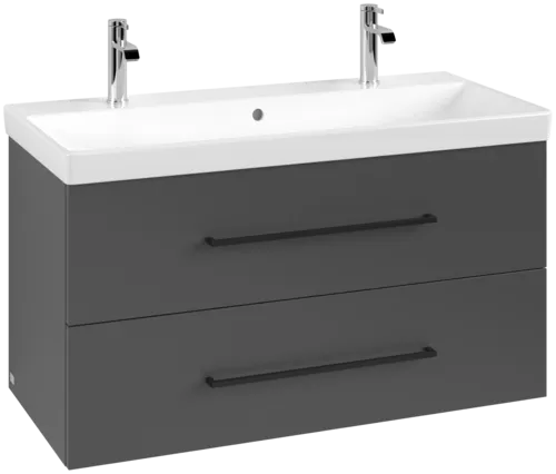 VILLEROY BOCH Avento toaletní skříňka, 2 výsuvy, 976 x 514 x 484 mm, grafitová barva #A89210VR