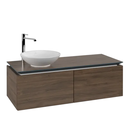 VILLEROY BOCH Legato toaletní skříňka, 2 výsuvy, 1200 x 380 x 500 mm, Arizona Oak / Arizona Oak #B57900VH