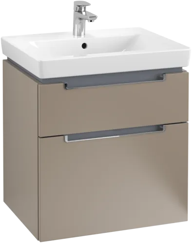 VILLEROY BOCH Subway 2.0 Vanity unit, 2 výsuvy, 587 x 590 x 454 mm, Truffle Grey #A90910VG