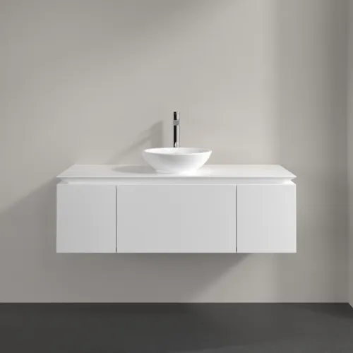 VILLEROY BOCH Legato toaletní skříňka, 3 výsuvy, 1200 x 380 x 500 mm, bílá matná / bílá matná #B57700MS, obrázek 3