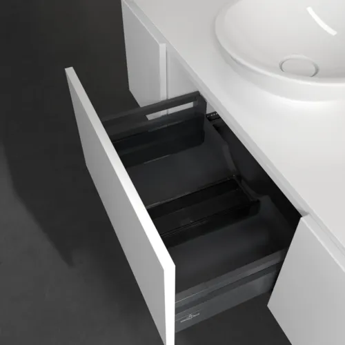 VILLEROY BOCH Legato toaletní skříňka, 3 výsuvy, 1200 x 380 x 500 mm, bílá matná / bílá matná #B57700MS, obrázek 6