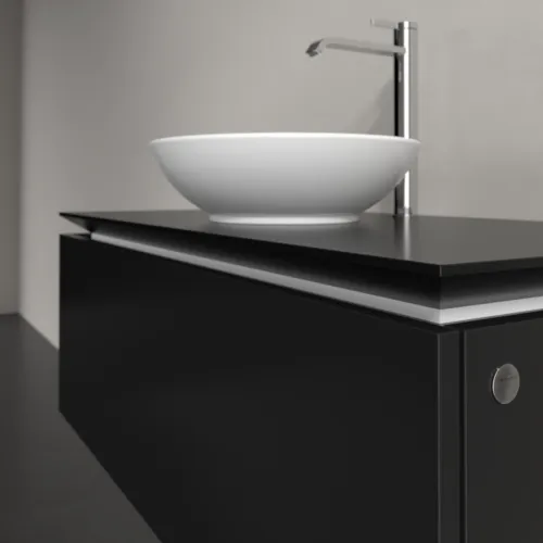 VILLEROY BOCH Legato toaletní skříňka, 1 zásuvka, 1000 x 380 x 500 mm, černý matný lak / černý matný lak #B57100PD, obrázek 5